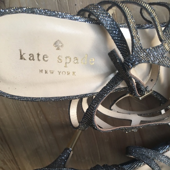 Metallic Kate Spade New York scrappy high heels - Picture 2 of 6